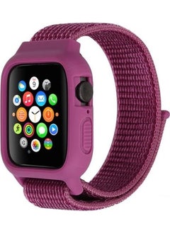 Techmaster Apple Watch Compatible 1 2 3 4 5 42MM 44MM Armored Loop Mesh Case Tme Band 