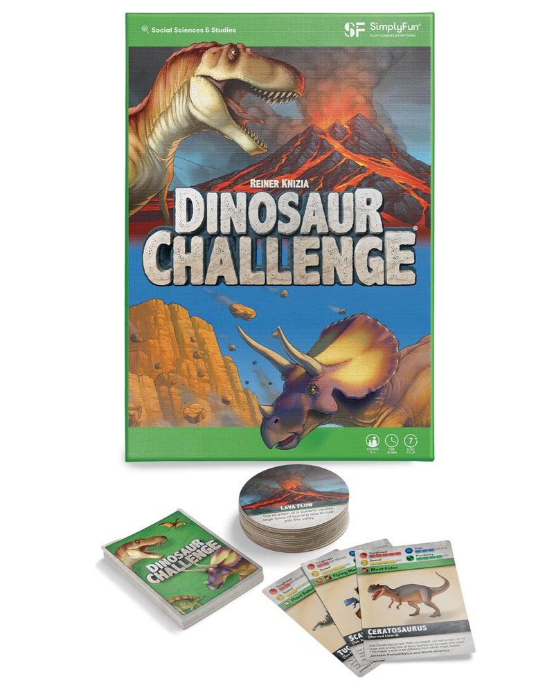 SimplyFun Dinosaur Challenge  Learn About Dinosaurs and Situational Analysis  Engaging and Educational Kids Card Game  2 to 4 Players  Ages 7  Up - Image 3