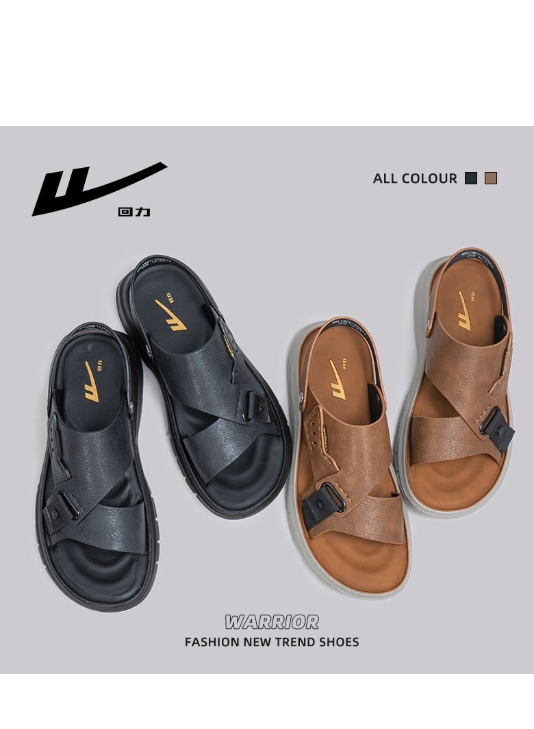 Warrior New Casual And Fashionable Style, Two Pairs Of Sandals And One Foot Of Beach Shoes - Image 2