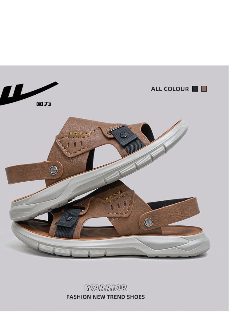 Warrior New Casual And Fashionable Style, Two Pairs Of Sandals And One Foot Of Beach Shoes - Image 5