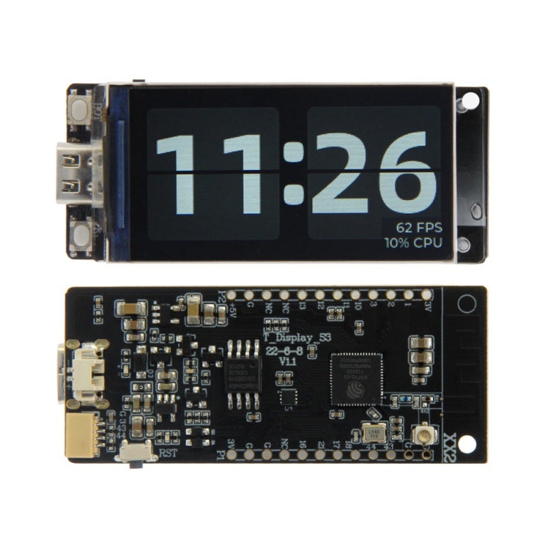 شاشة عرض LCD مقاس 1.9 بوصة بتقنية ST7789 ولوحة تطوير مع وحدة اتصال لاسلكي مزدوجة تدعم WIFI و BT5.0 - Image 4