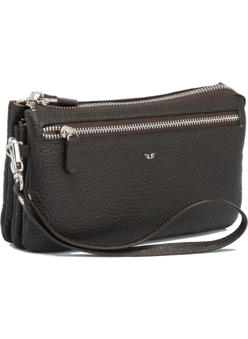 Tergan Brown Leather Men's Portfolio Bag 01605A42