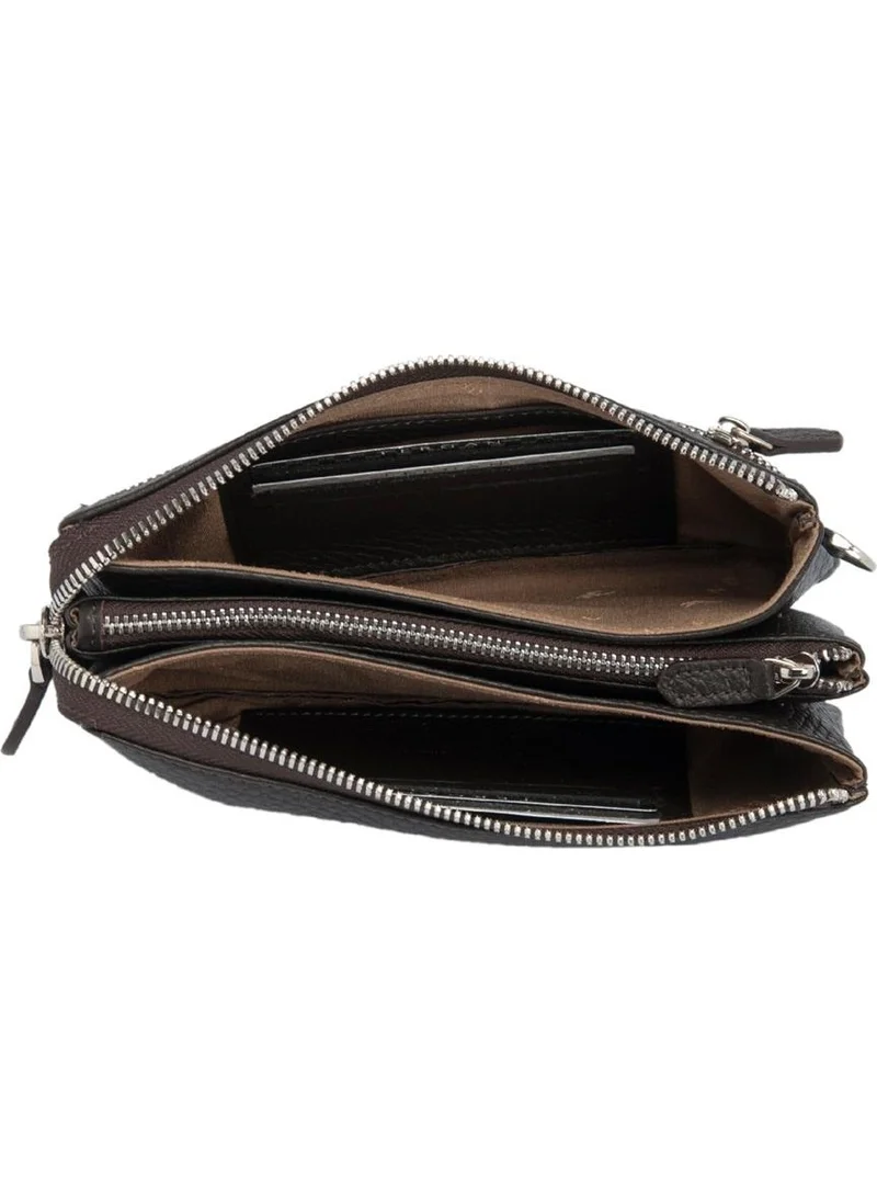 Tergan Brown Leather Men's Portfolio Bag 01605A42