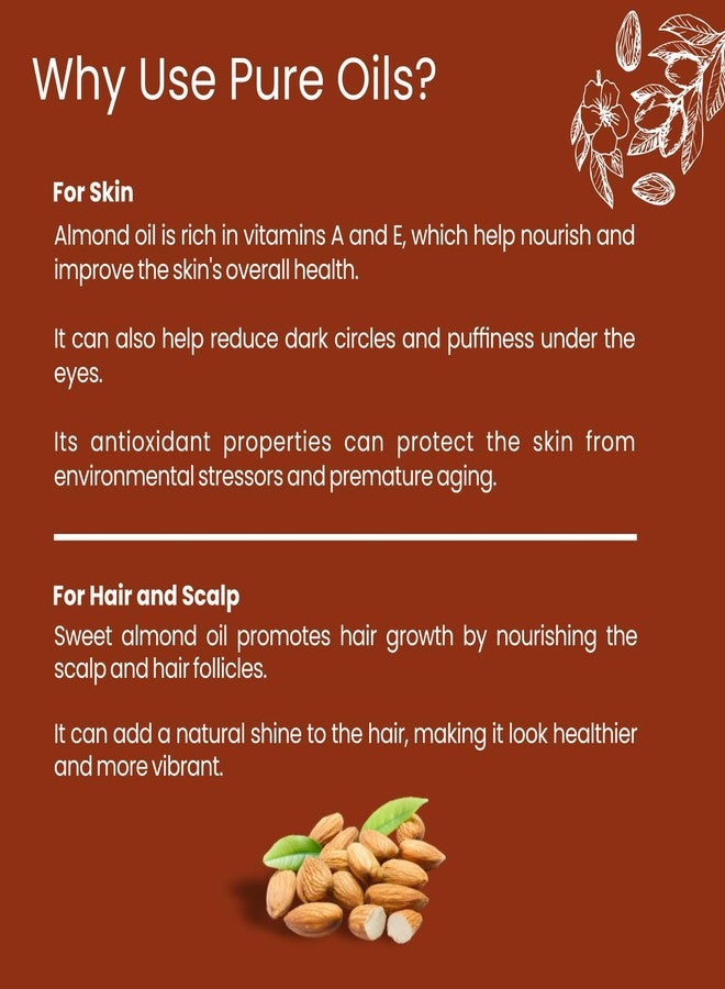 Glisna Natural 100% Pure Badam Rogan Almond Oil 100 ml (Pack of 2) | For Damage Protection | Non-Refined | No Mineral Oils | For All Skin and Hair Types - Image 4