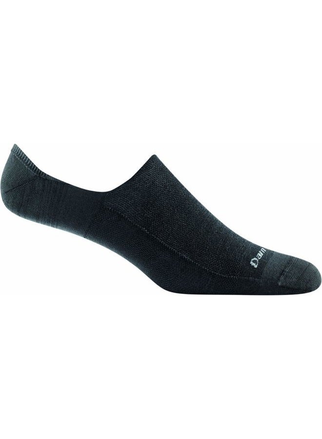 Darn Tough Tough Vermont Men's Solid No Show Hidden Lightweight Lifestyle Sock (Style 6055) - Black, Large - Image 1