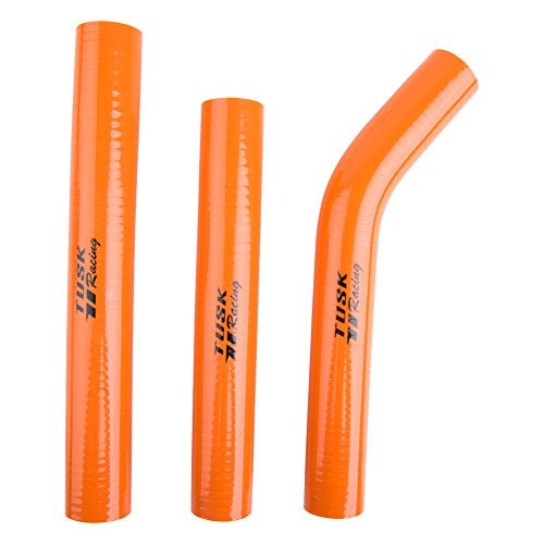 Tusk Radiator Hose Kit Orange HighTemperature Reinforced Silicone Coolant Hoses for Cooling System Replacement Compatible with KTM 150 SX 20092015125 SX 20072015150 XC 20102014 - Image 1