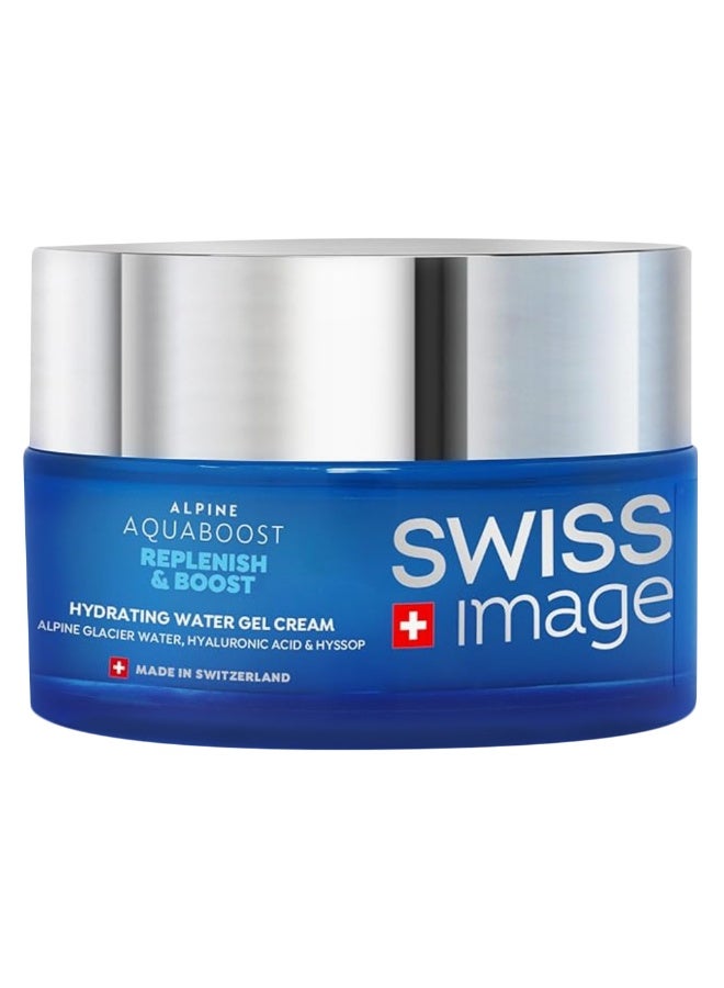 SWISS image كريم جل مرطب معزز ومجدد من ألبين أكوابوست 50 مل