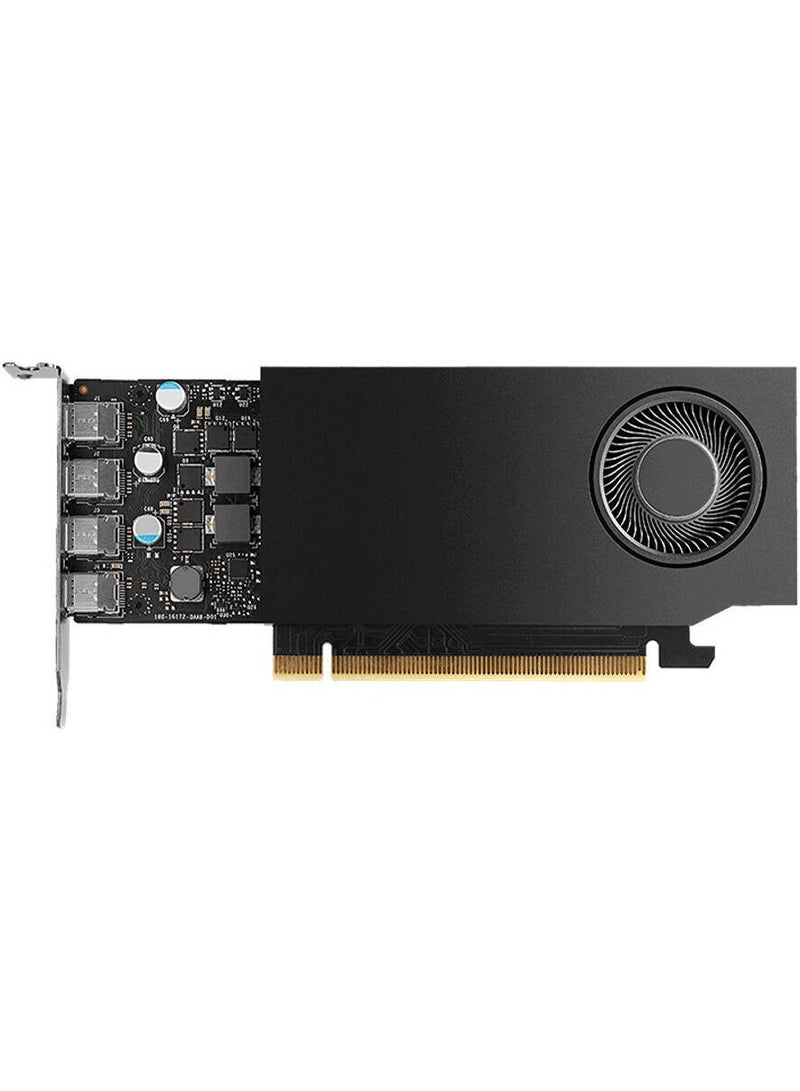 بي إن واي بطاقة الرسوميات الاحترافية NVIDIA RTX A400 سعة 4GB GDDR6، 64 بت، 768 نواة CUDA، PCI Express 4.0 x8، 4× Mini DisplayPort 1.4a، 50W TDP، GPU محطة عمل منخفضة الارتفاع | VCNRTXA400-SB - Image 2