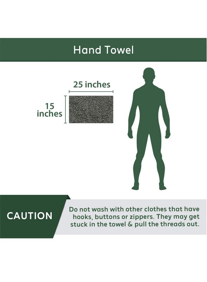 HEELIUM Bamboo Hand Towel | Ultra Absorbent & Anti-Bacterial | 3X Softer Than Cotton Towels | 65 X 40 cm - 600 GSM | Pack of 2 - Teal, White - Image 3