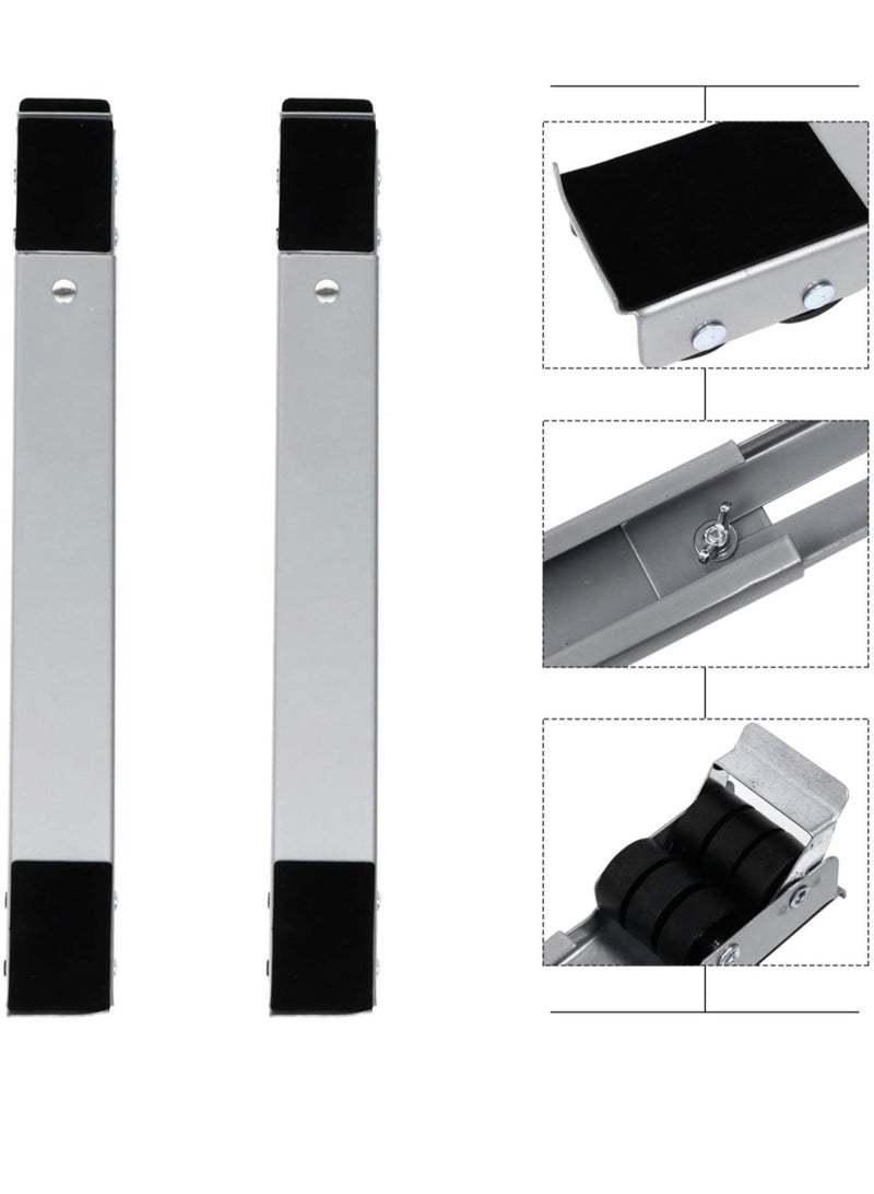 Washing Machine Stand with Wheels Adjustable Roller Base Mobile Roller Refrigerator Base Moving Cart for Dryer Fridge Furniture - Image 4