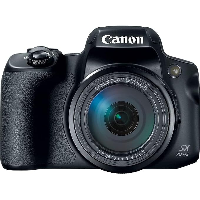 Canon PowerShot SX70 HS Digital Camera Starter with Tripod Bundle | For Photography & Video + 64GB Memory Card + Cleaning Kit + Card Reader + Hand Strap + Camera Bag - Image 2