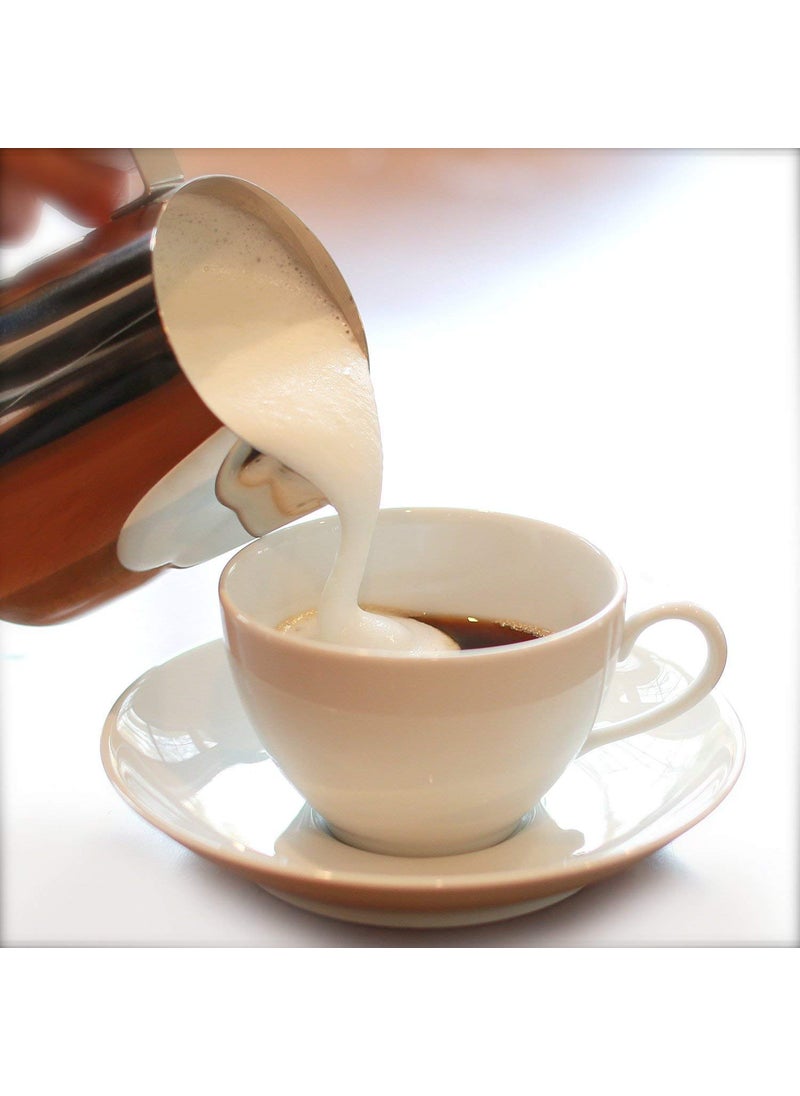 FINALITY finality Frothing Pitcher Mikey Store Stainless Steel Milk PotSet of 1 Piece 600 ml  - Image 5