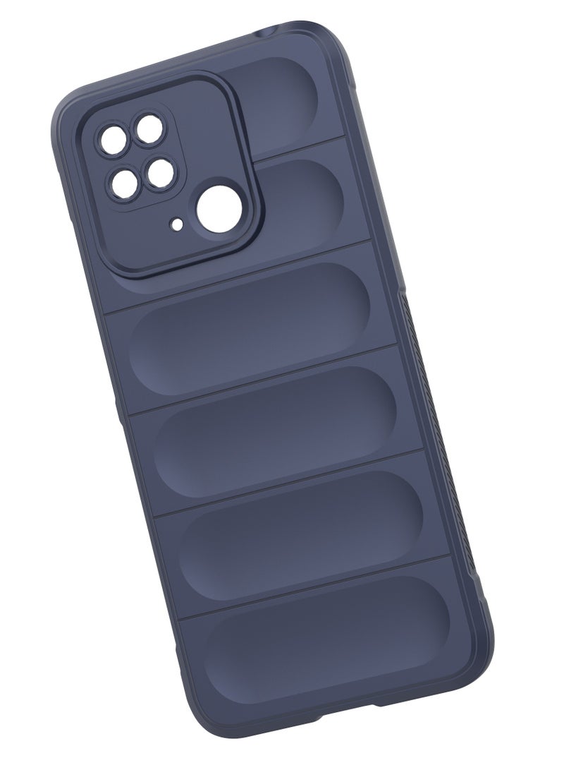 UNBLACK Compatible With Xiaomi Redmi 10C Magic Case Back Cover (Dark Blue) - Image 3