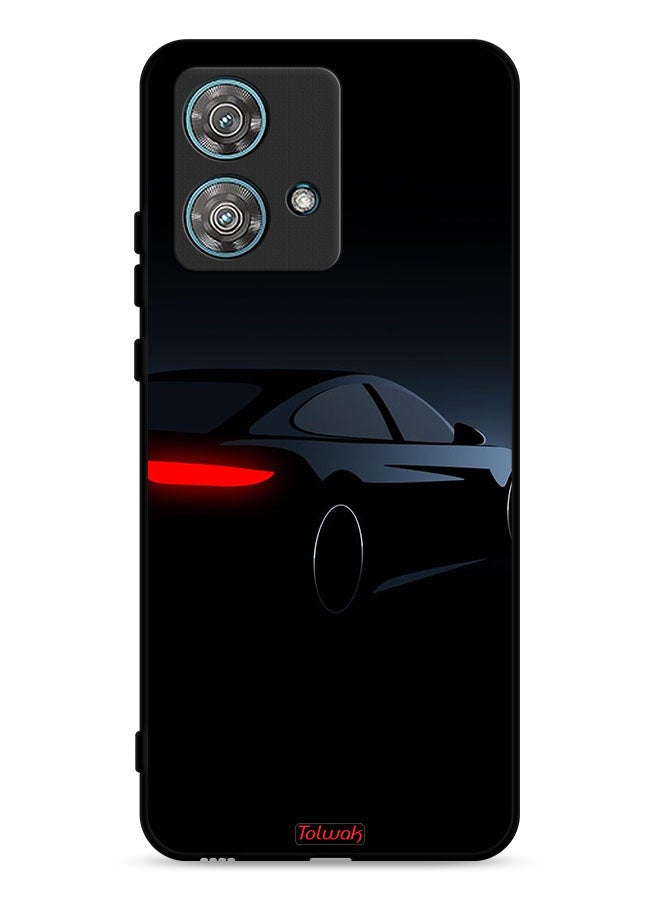 Tolwak Motorola Edge 40 Neo 5G Protective Case Cover Dark Car - Image 1