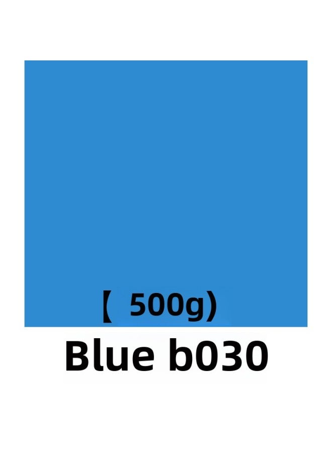 Soft Clay 500g Children's Handmade Diy Toys Colored Clay Clay Handmade Primary School Students Special Safe And Non-toxic-Color:Blue 500g (B030)  - Image 1