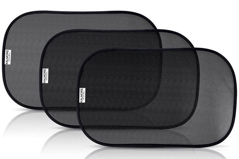 KALMORE Car Window Shade Car Sun Shade Car Sunshade Block Harmful UV for Max Protection with See Thru View, 19x12, 3 Pack - Image 5