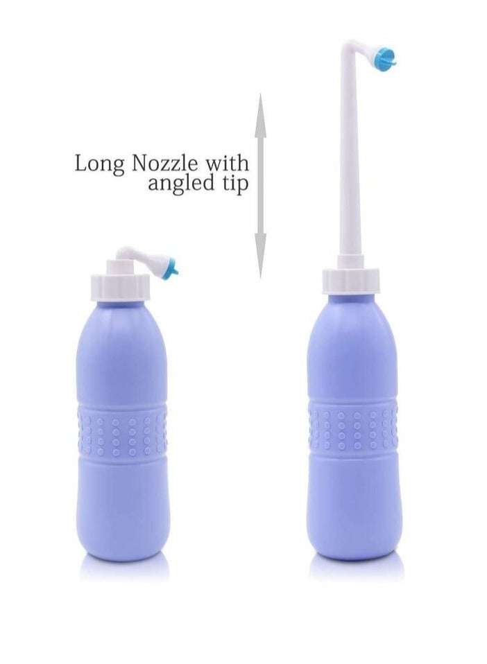 PROMASS 650 ml Large Portable shattaf Bidet Bottle Handheld Travel Toilet shataf Hand Spray Seat WaterBlue, Type : BidetMaterial : Plastic  - Image 2