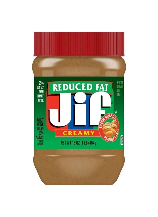 Jif Creamy Peanut Butter Reduced Fat 454g 