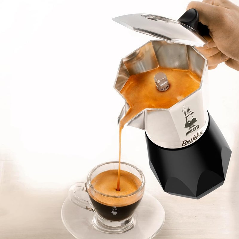 BIALeTTI Bricca NEW 4 Cup Open Fire Type (Coffee Maker, Espresso Makinetta) - Image 2