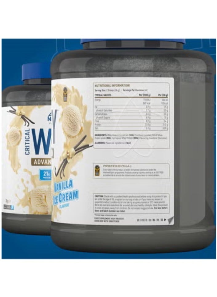 أبلايد نيوتريشن مزيج بروتين مصل اللبن المتقدم من كريتيكال واي، كاسترد، 2 كجم - Image 2