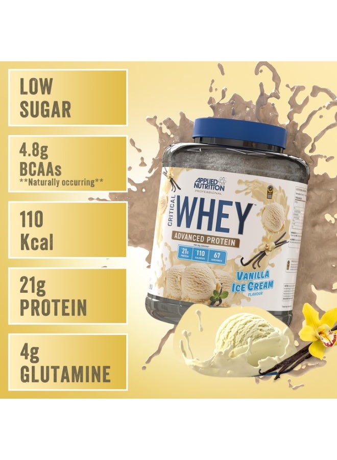 أبلايد نيوتريشن بروتين كريتيكال واي المتقدم بنكهة آيس كريم الفانيلا 2 كجم - Image 4