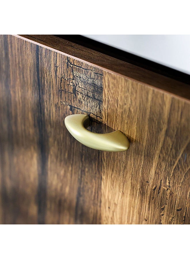 milano Milano Aria Cabinet Handle Zinc Alloy – Premium Pull Handle for Kitchen Cabinets, Drawers, Cupboards, Wardrobes – Sleek Modern Design Furniture Handle Handle Brushed Gold 57X22X13Mm  - Image 3