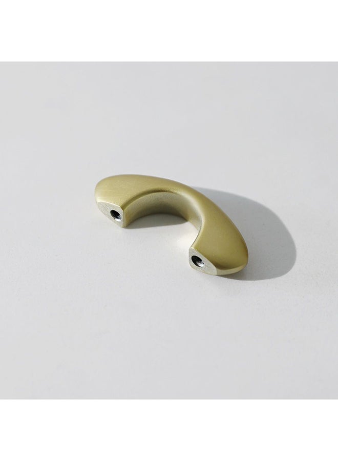 milano Milano Aria Cabinet Handle Zinc Alloy – Premium Pull Handle for Kitchen Cabinets, Drawers, Cupboards, Wardrobes – Sleek Modern Design Furniture Handle Handle Brushed Gold 57X22X13Mm  - Image 2