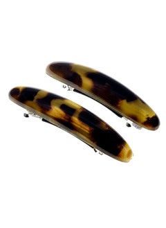 CAMILA Camila Paris CP2883/2 French Hair Barrette Clip for Girls, Tokyo Small 2.5 inch Set of 2 Strong Hold Grip Hair Clips for Women, No Slip and Durable Styling Girls Hair Accessories, Made in France  - Image 1