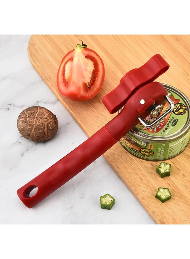 PTTIMFFM Can Opener Manual,Safe Cut Manual Can Opener, Side-Cut Safety Can Opener Smooth Edge,Stainless Steel Can Openers by Heavy Duty - Image 4