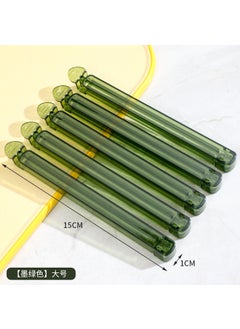 Generic 5-Pack Food Bag Clips Sealers Large Light Luxury Green 5 Pack 