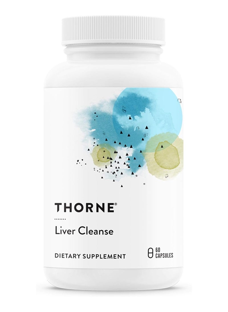Thorne تنظيف الكبد - نظام دعم لإزالة السموم ودعم الكبد - 60 كبسولة