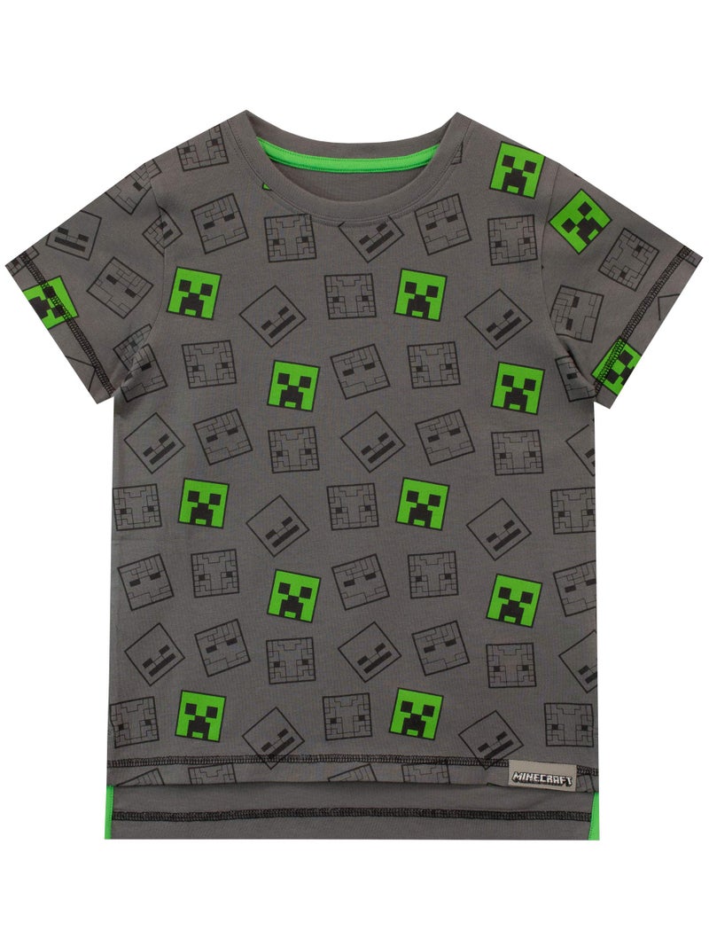 Minecraft Boys T-Shirt Size 12 Multicoloured - Image 1