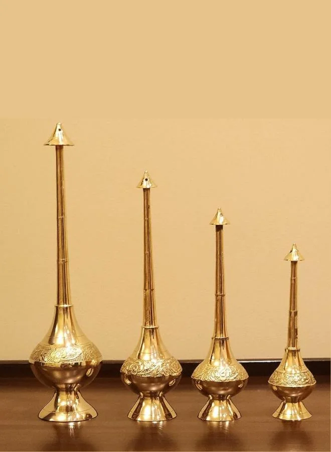 QUESERA QUESERA® Brass Marash/Rosewater sprinkler/gulaabpash/Perfume sprinkler/perfumes/fragrance/mist sprayer/bottles/perfume bottle (30cm)