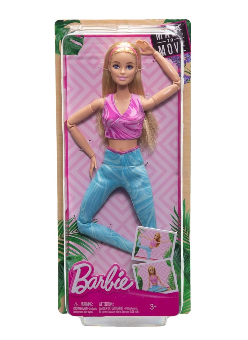 Barbie Barbie Made to Move Blonde Fashion Doll  - Image 5