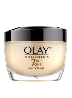 Olay Olay Total Effects 7 in 1 Anti-Aging Face Moisturizer Night Cream with vitamin E, B3 and Pro B5, 1.7 oz 