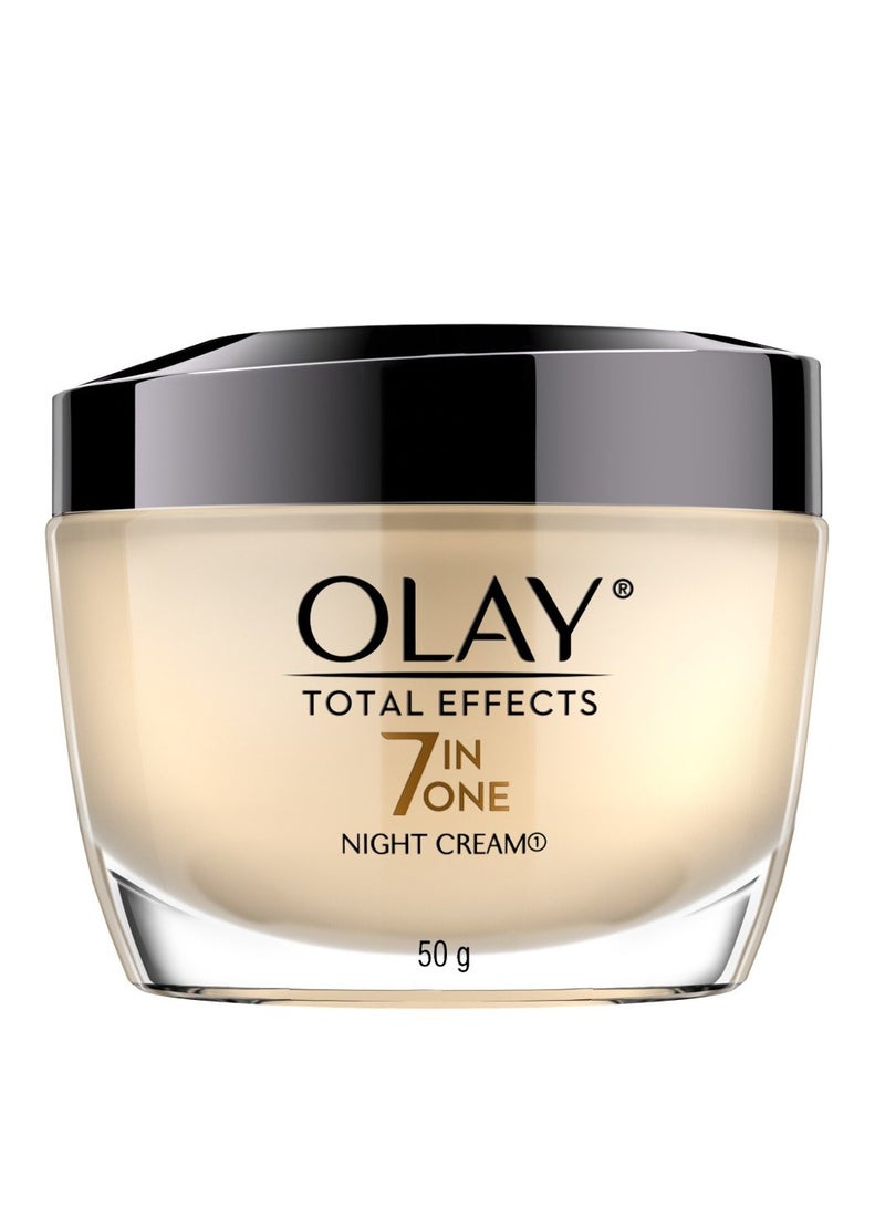 Olay Olay Total Effects 7 in 1 Anti-Aging Face Moisturizer Night Cream with vitamin E, B3 and Pro B5, 1.7 oz