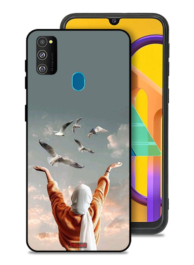 Tolwak Samsung Galaxy M30s Protective Case Cover Birds Flying - Image 1