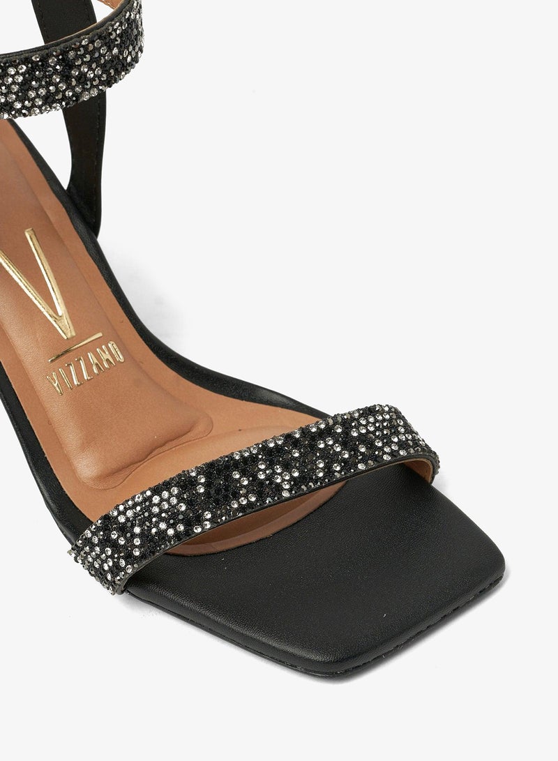 فيزانو صنادل بكعب عريض للنساء - صنادل أنيقة بكعب عالٍ للارتداء اليومي - Image 4