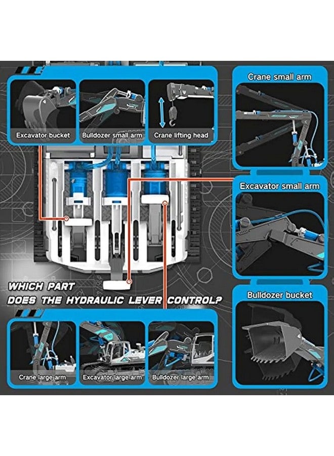 Magicwand 6-in-1 STEM & STEAM DIY Hydraulic Construction Engineering Loader Vehicle for Kids - Image 5
