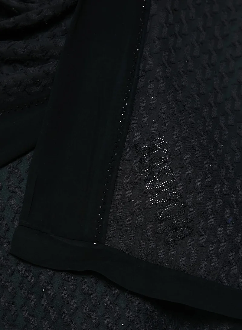 KASHKHA Chiffon Hijab With Stone Work