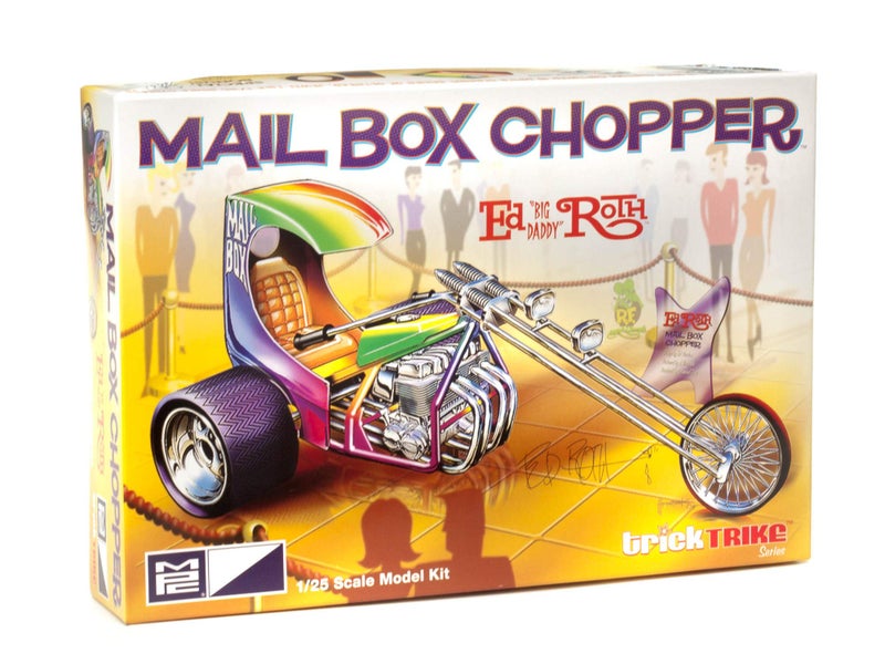 MPC MPC Skill 2 Model Kit Mail Box Chopper Trike (Ed Big Daddy Roth's) Trick Trikes Series 1/25 Scale Model  - Image 1