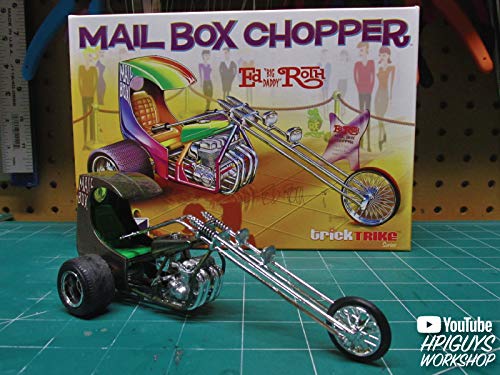 MPC MPC Skill 2 Model Kit Mail Box Chopper Trike (Ed Big Daddy Roth's) Trick Trikes Series 1/25 Scale Model  - Image 5