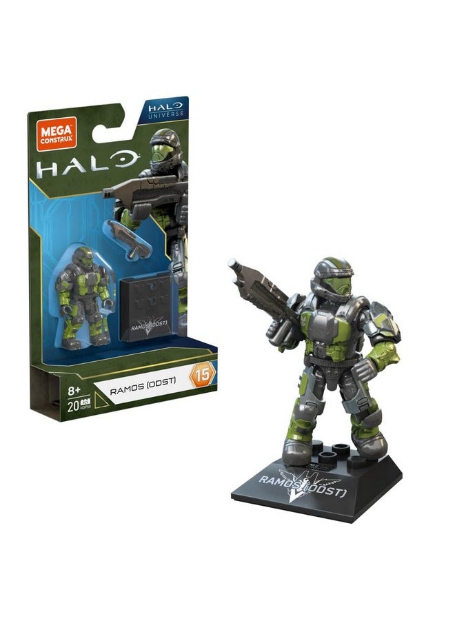 MEGA CONSTRUX Mega Construx Halo Ramos ODST Action Figure Building Set, 3 Pieces, Ages 8+  - Image 4