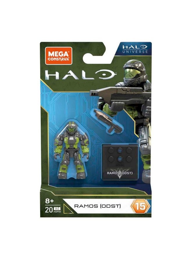 MEGA CONSTRUX Mega Construx Halo Ramos ODST Action Figure Building Set, 3 Pieces, Ages 8+  - Image 3