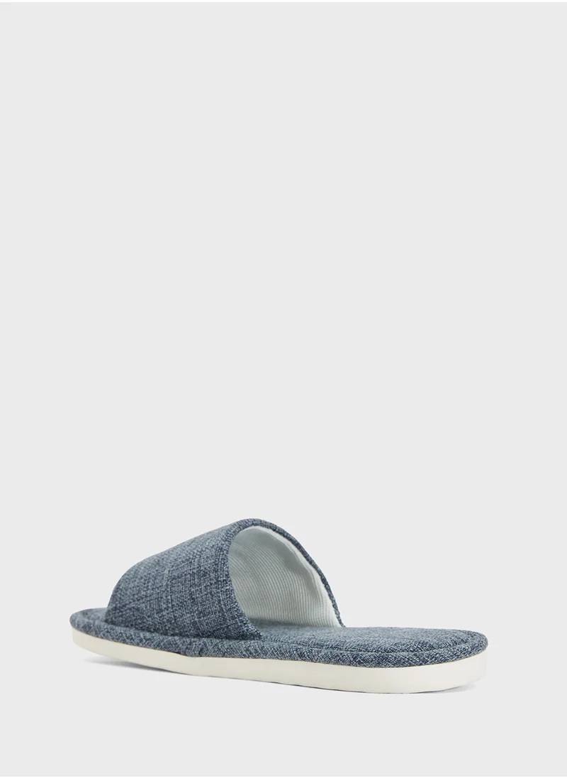 سفنتي فايف Open Toe Cozy Home Slippers