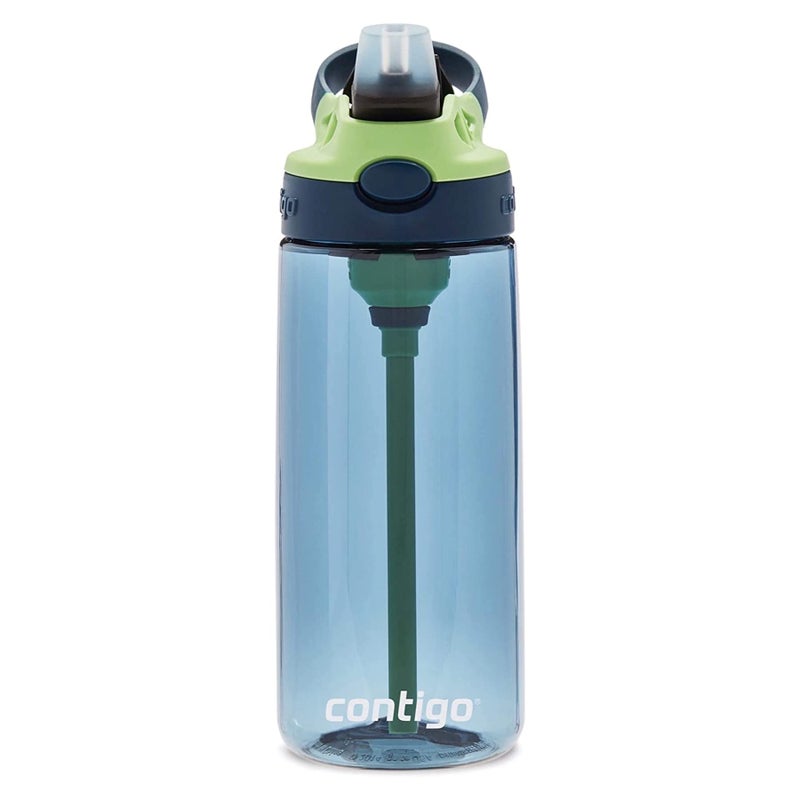 Contigo Kids Straw Water Bottle with AUTOSPOUT Lid, 20oz, Blueberry - Image 3