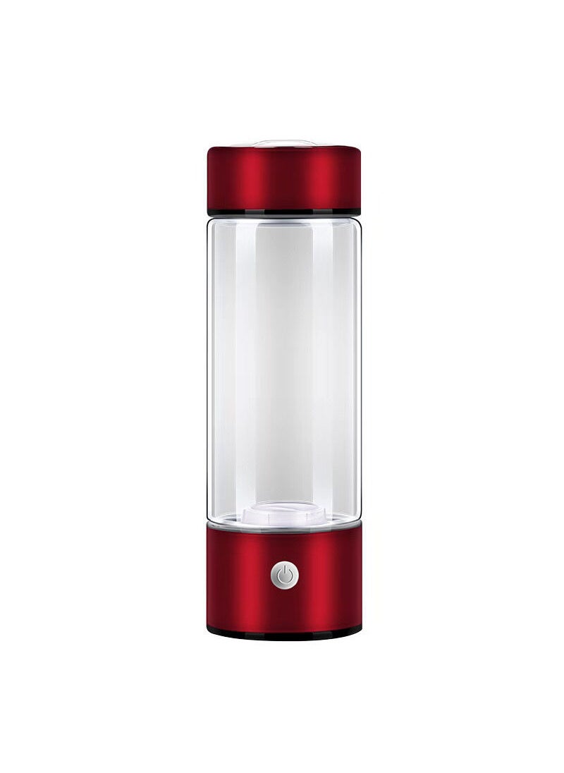 1 x 5 pcs Hydrogen Rich Water Glass Cup Gift Red 