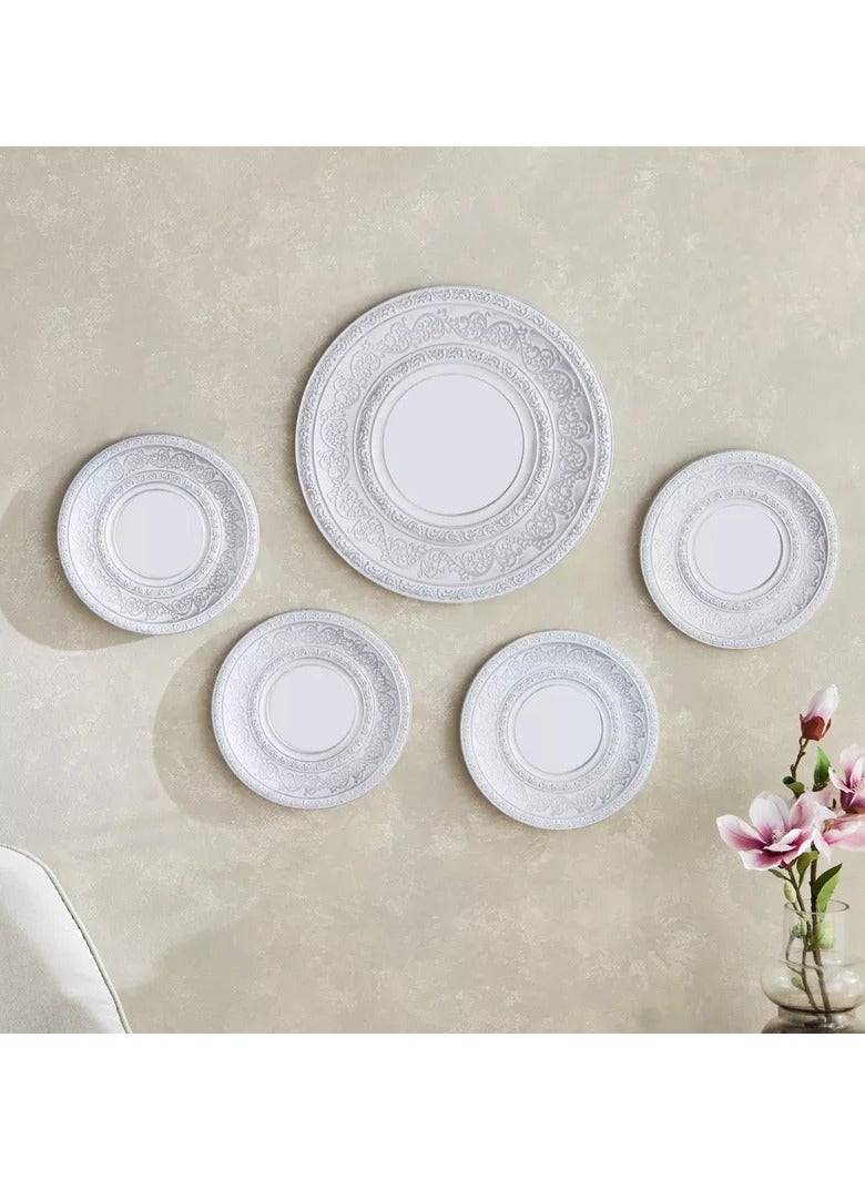 هوم بوكس مجموعة مرآة دائرية مكونة من 5 قطع - Image 2