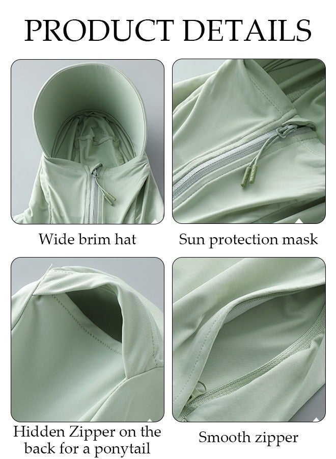 DUNISO Lightweight Sun Protection Clothing For Men, UPF 50+ Long Sleeve Sun Protection Hoodie Shirt , Long Sleeve Ice Silk Hoodie Shirts for Outdoor Climbing Hiking - Image 5