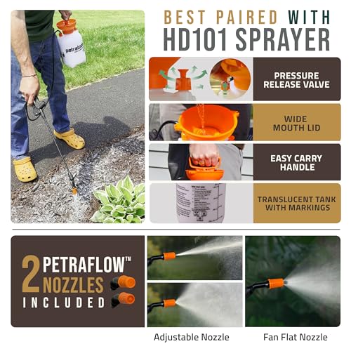 Petra غراء بترا ماكس للغطاء النباتي للصخور، تركيز أقصى، رابط غير سام للحصى، غراء للغطاء النباتي والصخور، مثبت للصخور والحصى - يجف بسرعة وشفاف (ماكس، 32 أونصة × 2) - Image 5